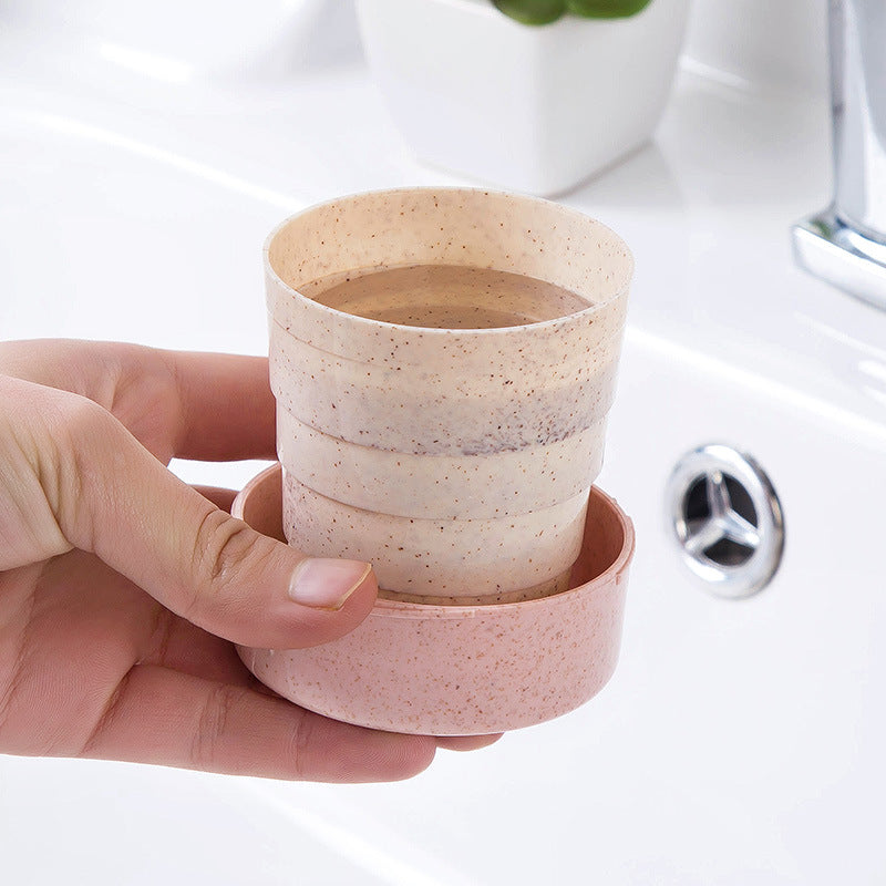 Portable Collapsible Wheat Travel Cup