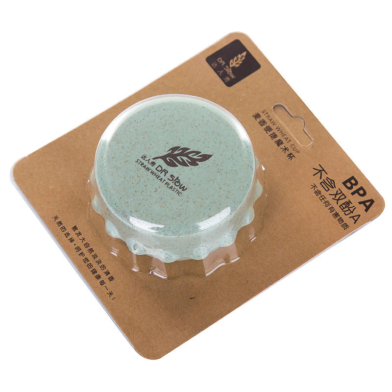Portable Collapsible Wheat Travel Cup