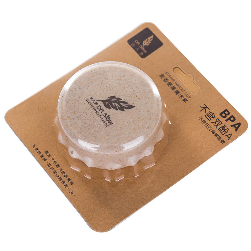 Portable Collapsible Wheat Travel Cup